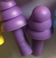 6Pairs box-packed comfort earplugs noise reduction silicone Soft Ear Plugs Swimming Silicone Earplugs Protective for sleep