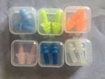 6Pairs box-packed comfort earplugs noise reduction silicone Soft Ear Plugs Swimming Silicone Earplugs Protective for sleep