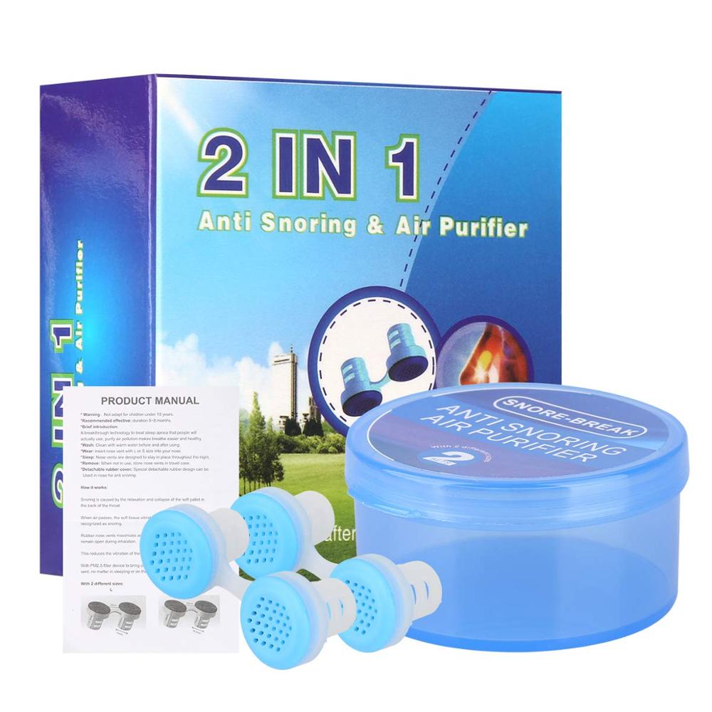 Silicone anti snoring Nasal Dilators Anti Snore Nose Clip Sleep Tray Sleeping Aid Apnea Guard Night Device